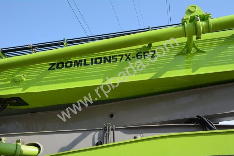 Автобетононасос ZOOMLION 57X-6RZ на шасси SCANIA, 8х4, 57 м